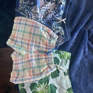 Carter's Blue and White Swim Shorts